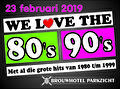 Flyer We Love the 80's & 90's