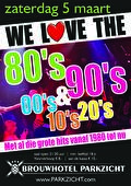 Flyer We love the 80's till now!